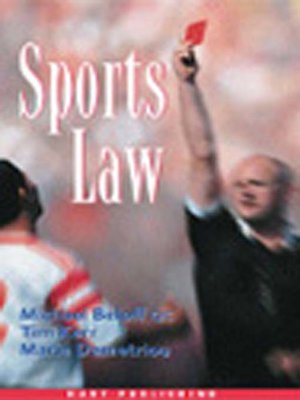 cover image of Sports Law